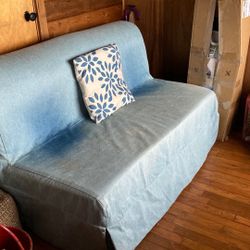 Hide A Bed With Extra White Cover