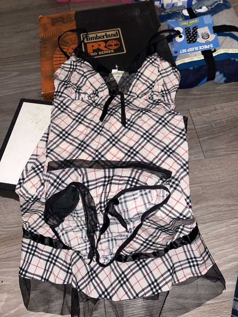 Women's Burberry Lingerie Set