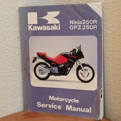 1986 Original KAWASAKI Ninja 250R GPZ 250R Motorcycle Service Manual.