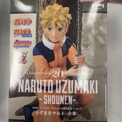 Bandai 20 Year Anniversary Naruto Uzumaki Shounen Figure 