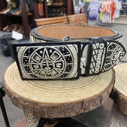 Cinturón Pitiado súper fino de 2” de ancho size 38 en Especial