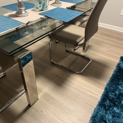 City furniture Glass Dining Table 