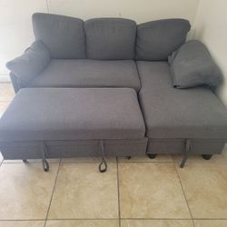 Grey Sleeper Sofa