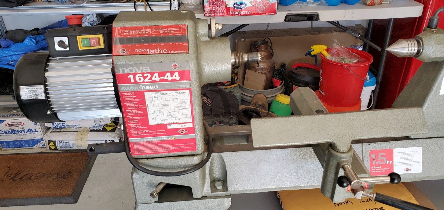 Wood Lathe Nova 162444 for Sale in Phoenix, AZ OfferUp