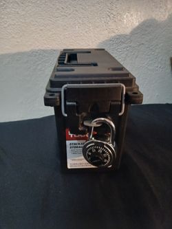 Ammo lock box with combination lock 🔐