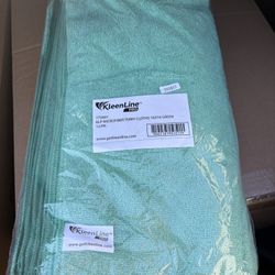 Green&Blue Microfiber Towels/Cloths