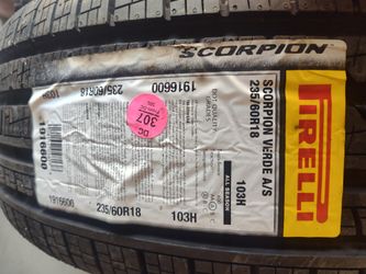 Pirelli Scorpion Verde A/S 235/60R18 Tire New