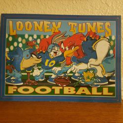 Looney Tunes Football Metal Wall Decor 