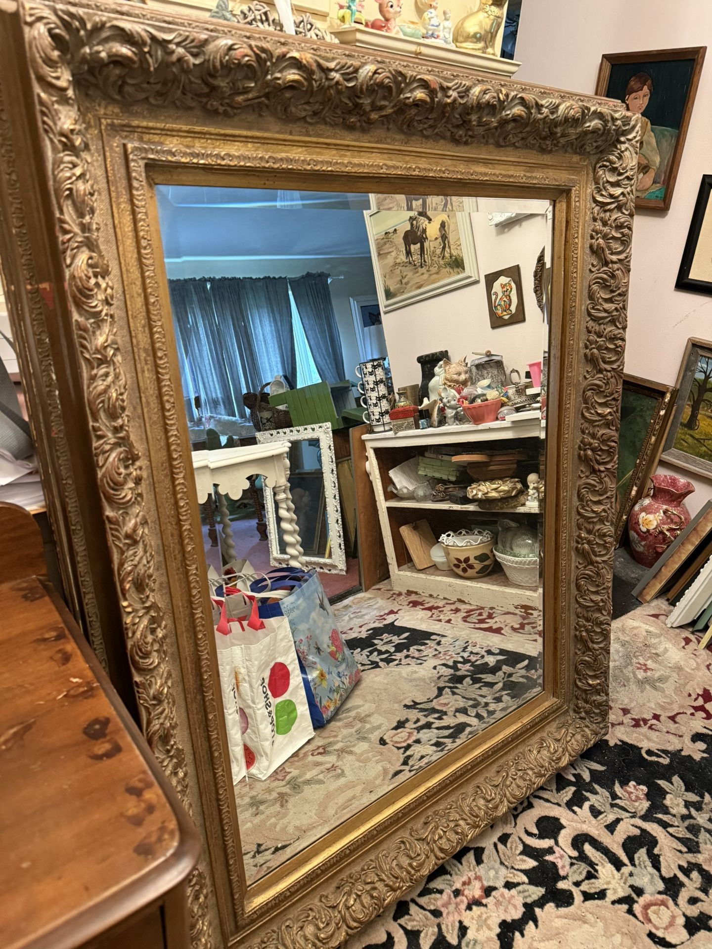 Huge Ornate Mirror