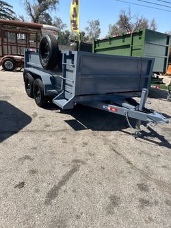 Grey Dump Truck