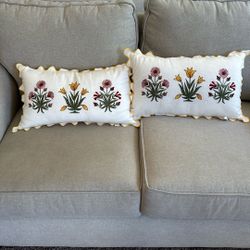 Flower Cushions Set Of 2 