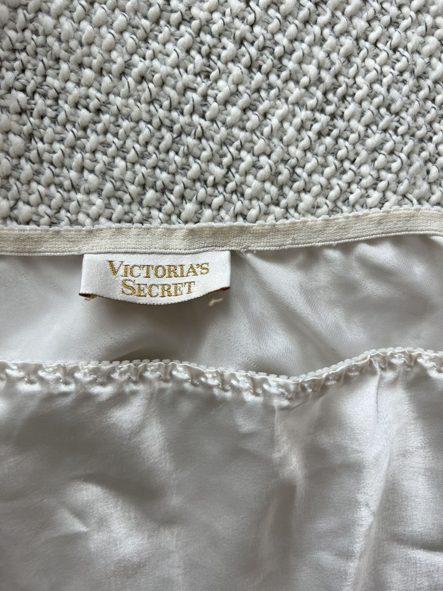 Vintage Victoria’s Secret Slip Skirt With Lace Trim