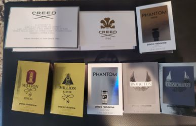 Luxury Men’s Cologne Sample Lot 8pc- Creed & Paco Rabanne