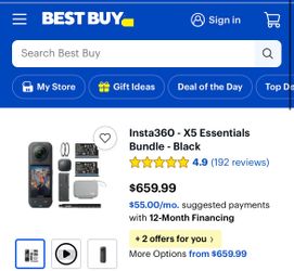 Insta 360 Bundle kit
