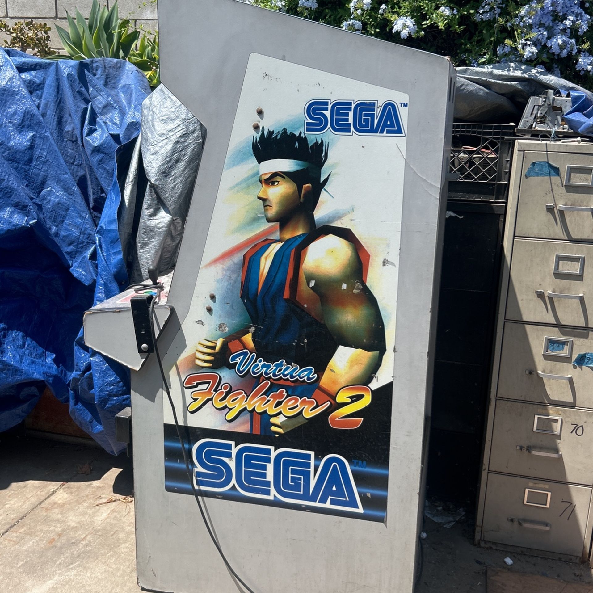 Virtua Striker 2 Sega Model 3 Step 2 Pcb In A Virtua Fighter 2 Arcade Video Game Machine Cabinet