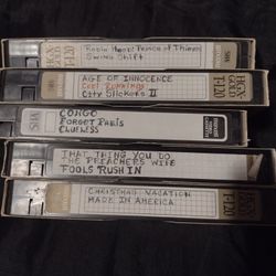 Recorded VHS Tapes 