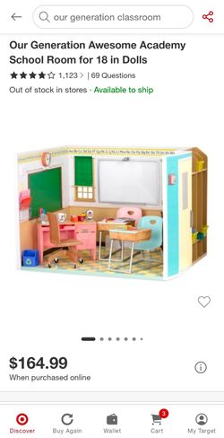 Our Generation American Girl Doll School Classroom