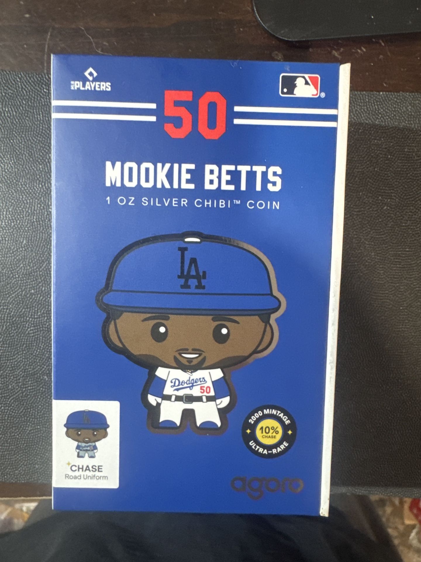 #75 2025 Mookie Betts 1 oz .999 Silver Chibi Coin – Limited Mintage 2,000 – #0250 – Official MLB/Niue Release