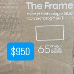 Samsung - 65” Class LS03FA The Frame Series QLED 4K UHD Art Mode SamsungVision AI Smart TV w/ Wall Mount