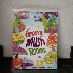 NIP Trends Posters 12pc. Groovy Mushrooms 8.5" x 11" Posters  (2A)
