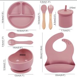 Silicone Baby Feeding Set BPA free