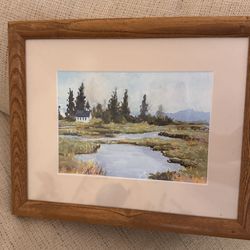 Iceland coastal painting (original - 1 of a kind )