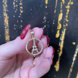 14k EIFEL CHARM 