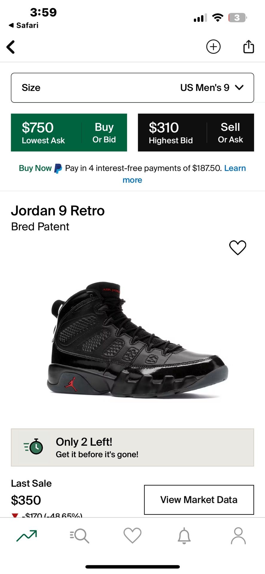 Jordan 9 Retro