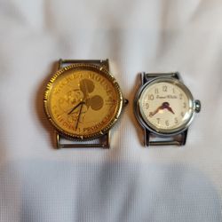 Vintage Lorus Quartz Mickey Mouse & Vintage Snow White Disney Watches