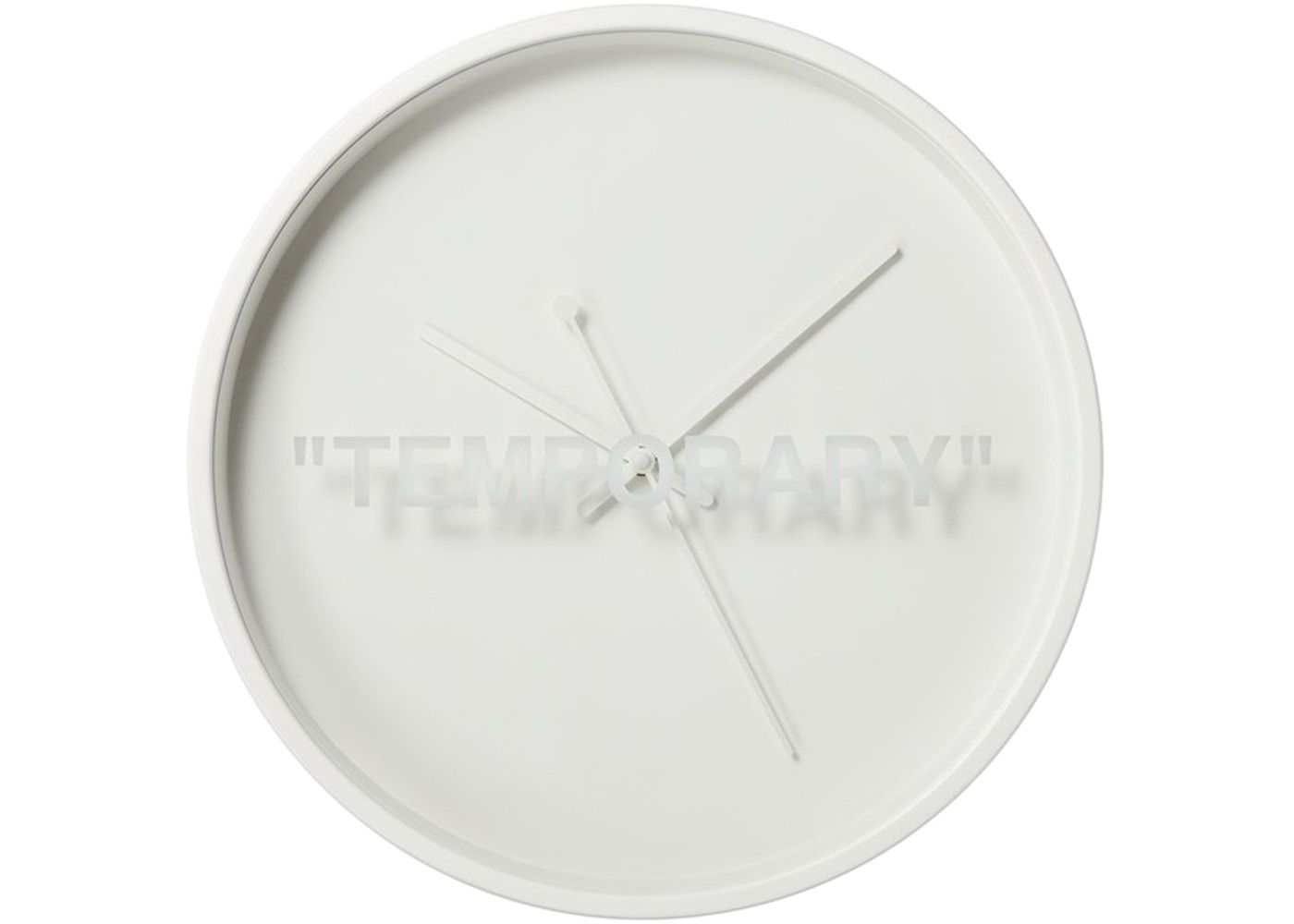 Ikea x Virgil Abloh “TEMPORARY” Clock