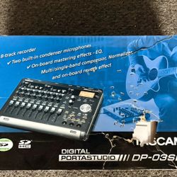 Tascam Multitrack Recorder Shure Mic And Cord Mic Stand