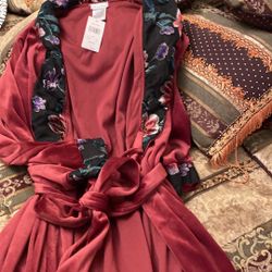velvet robe