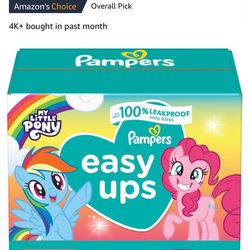 Pampers easy UPS  “Training Underwear” Size 3T-4T