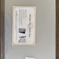 Wire Shelf Liner - Set Of 5 - 14 X 24“
