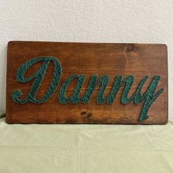 Custom String Art “Danny”