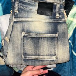 blue/white stack Jeans 