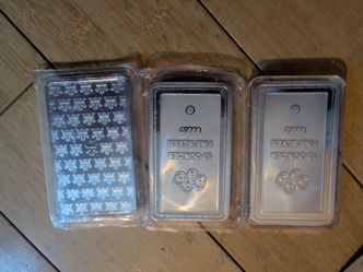 10 oz bar pamp silver.