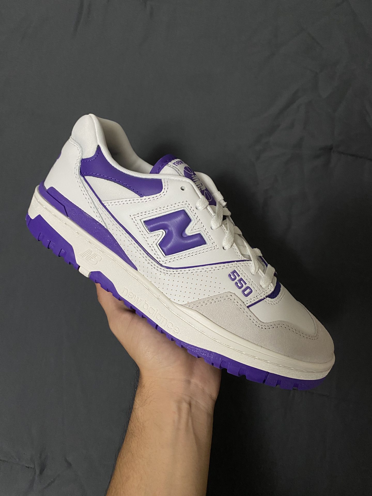 New Balance 550 White Purple 