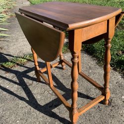 Antique Vintage Drop Leaf Table
