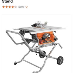 Ridgid Table Saw New 