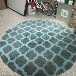 Bright and Cheery Circular Area Rug - 7.5’x7.5’