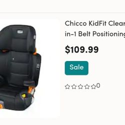 Chicco 2 In 1 Booster Car Seat Brand New $85