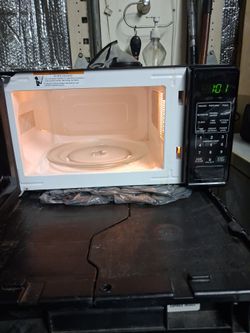Small microwave. Works well