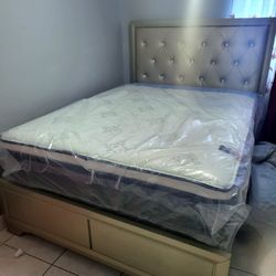 New QUEEN PILLOW TOP MATTRESS and BOX SPRING 2PC