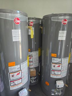 New Water Heater Rheem Performance Free Installation
