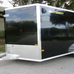 Alcom 7 x 14 Aluminum Enclosed 7k Cargo Trailer