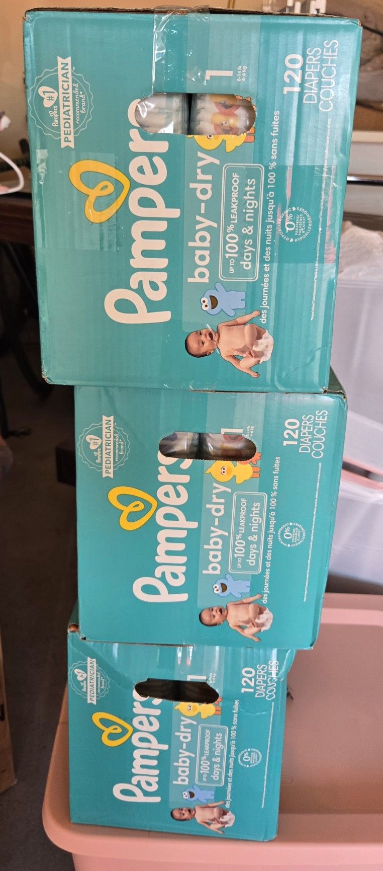 pampers 60x3