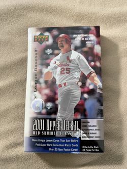 2001 Upper Deck II Mid-Summer Classic Baseball Hobby Box – Factory Sealed