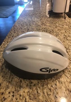 White Giro Bike Helmet