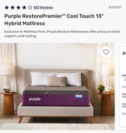 Restore plus purple mattress